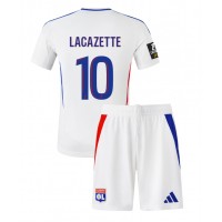 Maglie da calcio Olympique Lyonnais Alexandre Lacazette #10 Prima Maglia Bambino 2024-25 Manica Corta (+ Pantaloni corti)